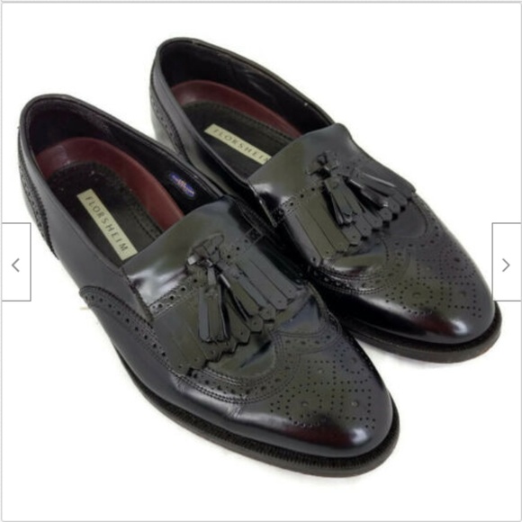 florsheim black loafers